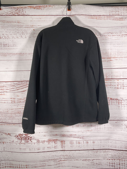 North Face Black Windwall Zip Up Jacket - Size XL