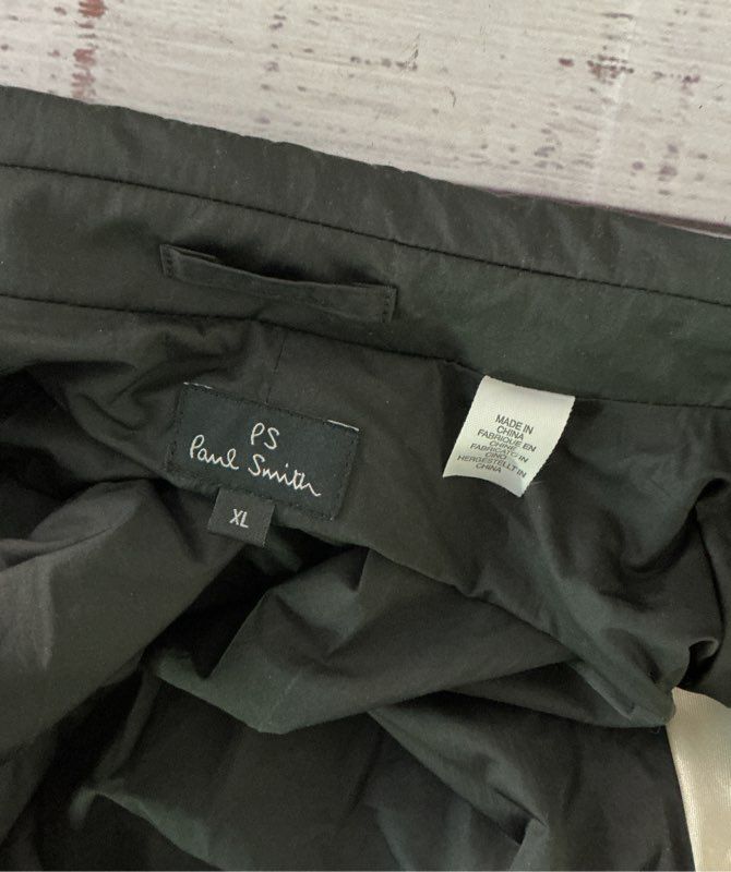 Unisex Adults PS Paul Smith Black Trench Coat Size XL