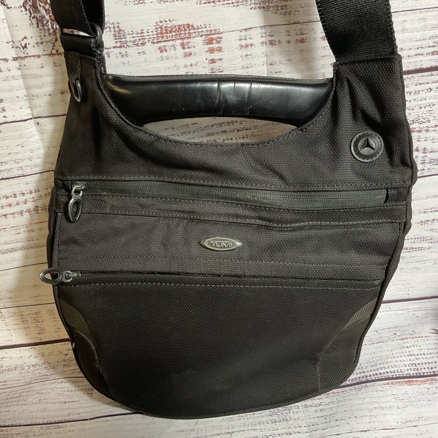 TUMI Unisex Black Crossbody/Handle Travel Bag