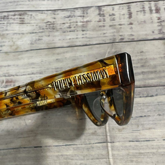 Poppy Lissiman Linda Swirl Tortoise Cateye Frame Sunglasses - Size 54-19-145
