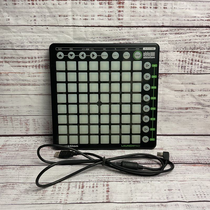 Novation Ableton Launchpad Mk 1 Black Midi Pad Controller w/ Cord *UNTESTED*