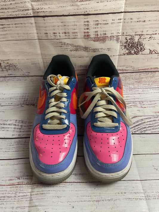 Nike x Undefeated Air Force 1 Low SP Total Orange Sneaker Athletic Shoes Men 8