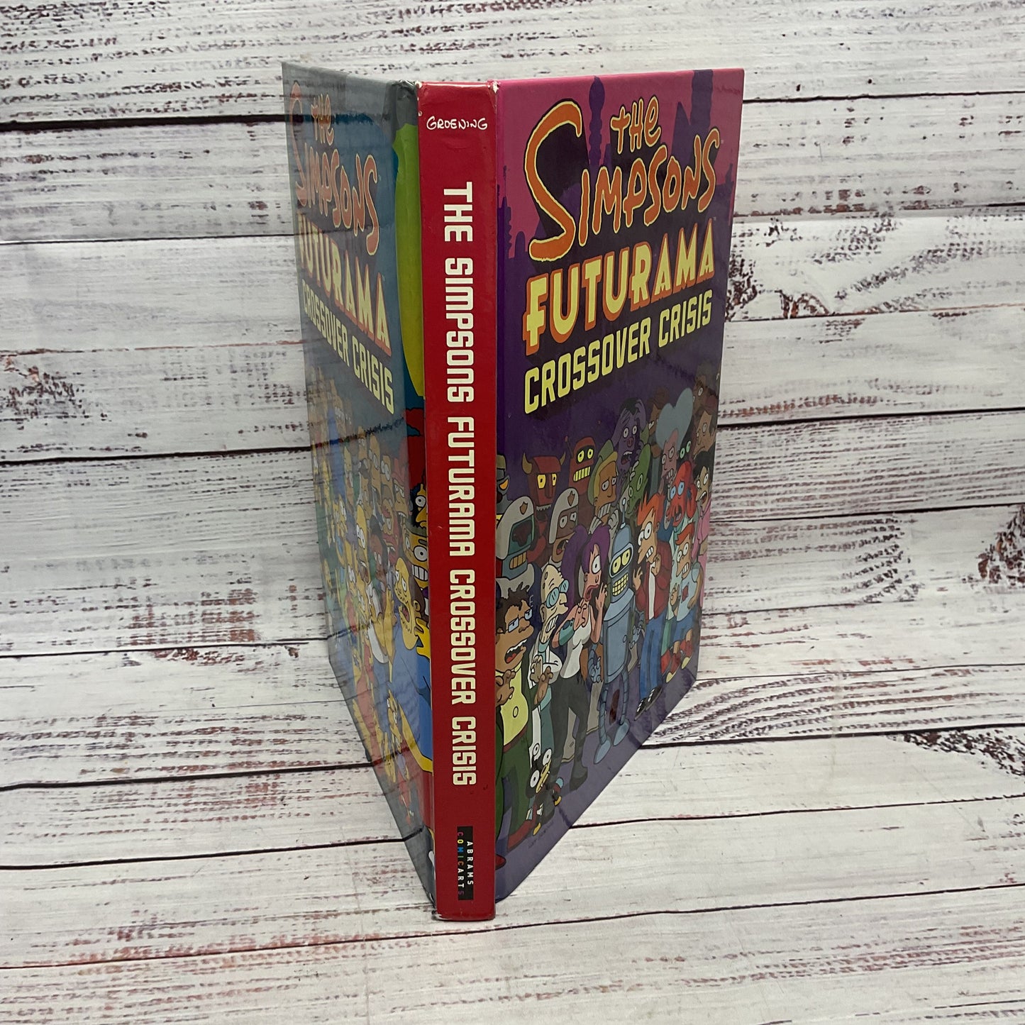 The Simpsons Futurama Crossover Crisis Matt Groening W/ Collectors Comic