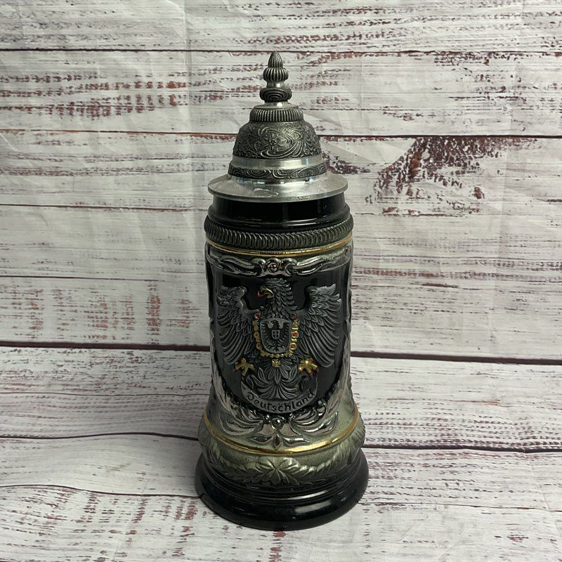 Zoller & Born Limited Edition Deutschland German Eagle Beer Stein Lidded Mug