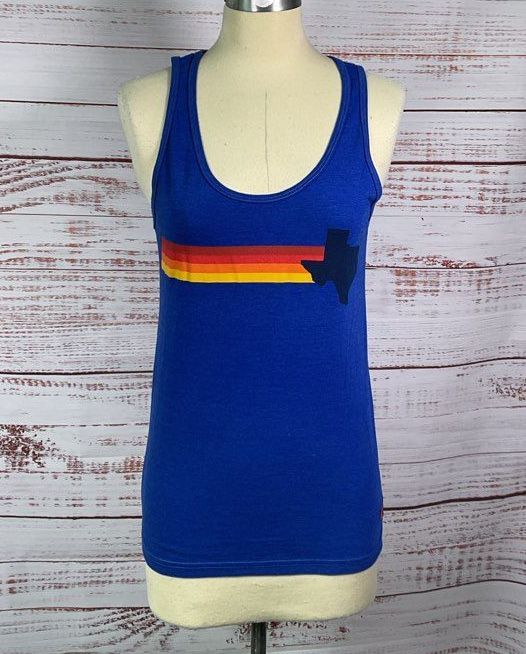 Aviator Nation Austin City Limits Music Festival Tank Top Blue S