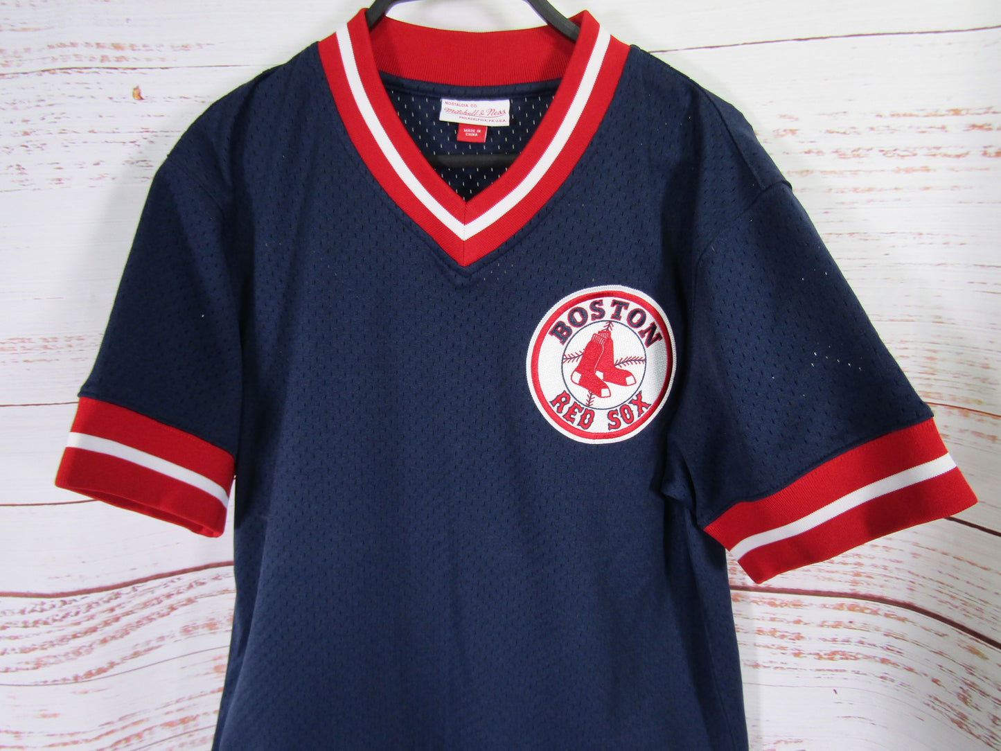 Mitchell & Ness Cooperstown Collection Boston Red Sox Jersey Size M