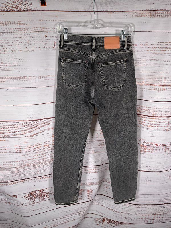 Acne Studios Women's Black Wash Jeans Size 26x26 Straight