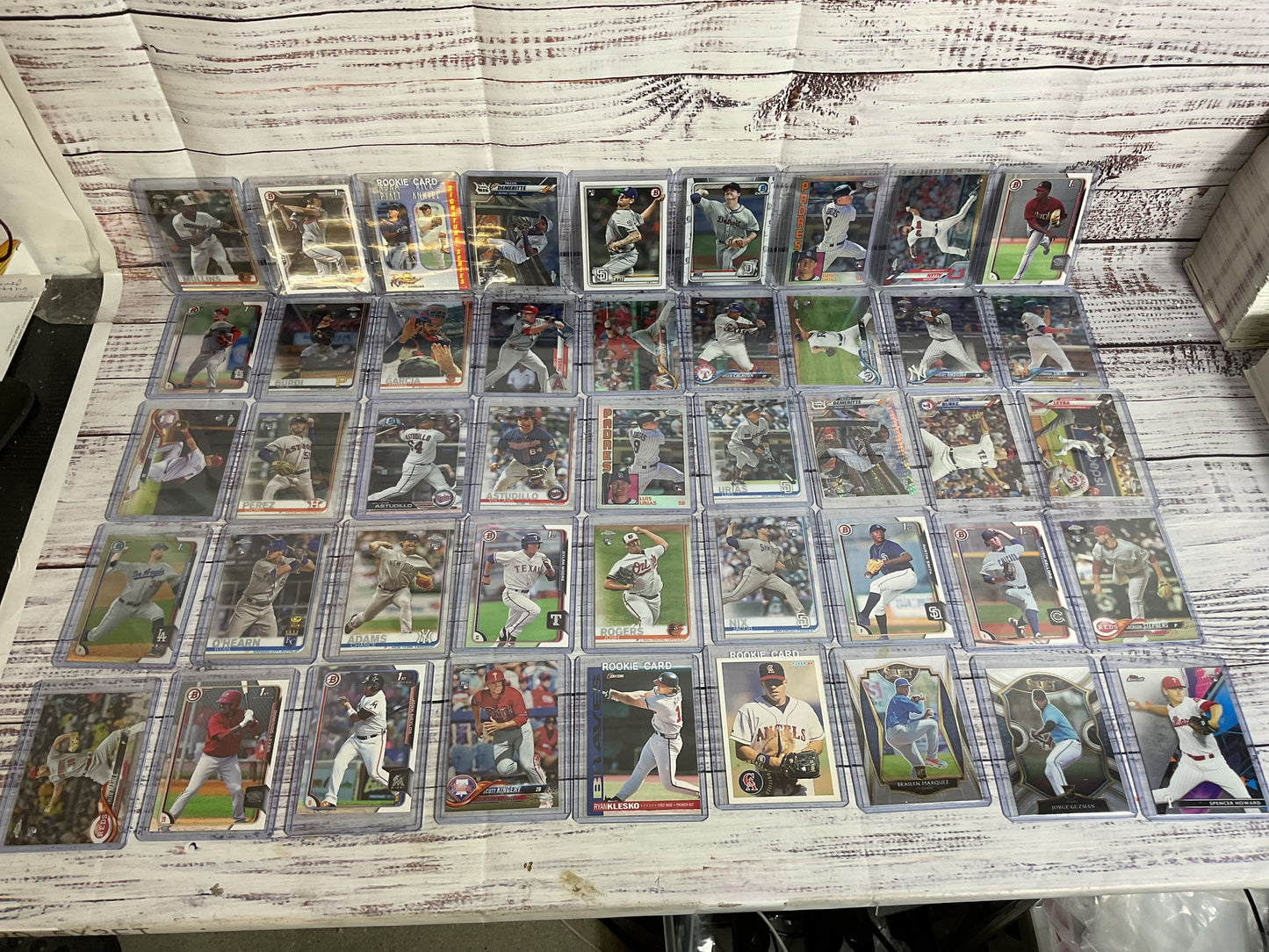 750+ MIXED LOT of Rookie Draft Bowman Chrome Heritage, Prospect Baseball Cards