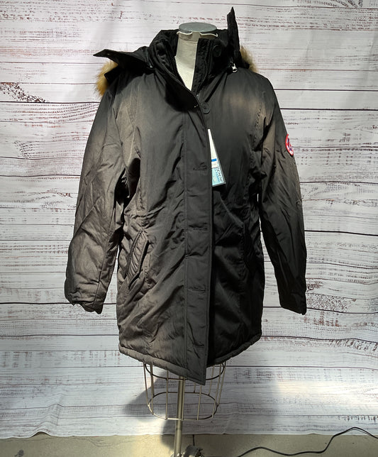 NWT Women's Spire Black Parka Coat Size XXL