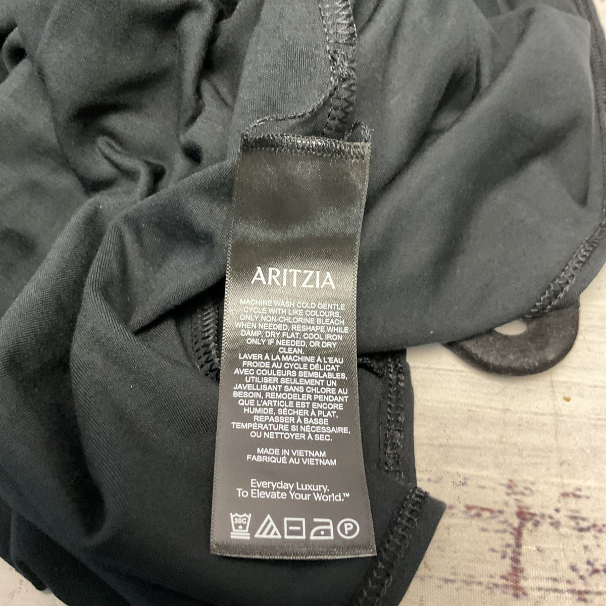 Aritzia Wilfred GoodLux Bloomsbury Black Dress - Size 2 New