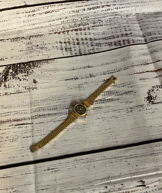 SEIKO 17-7360 Gold Tone Vintage Japan Watch