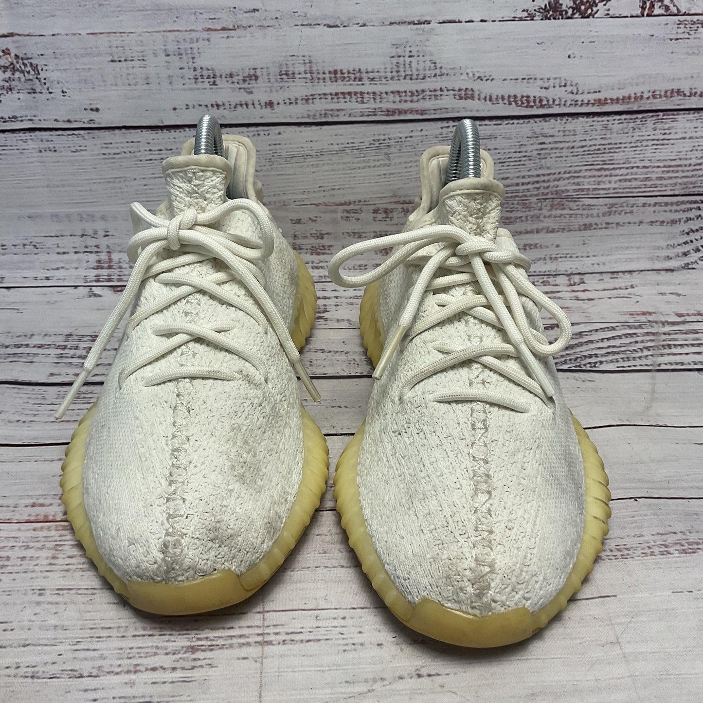 adidas Yeezy Boost 350 V2 Low Cream White Athletic Shoe Men Size 6