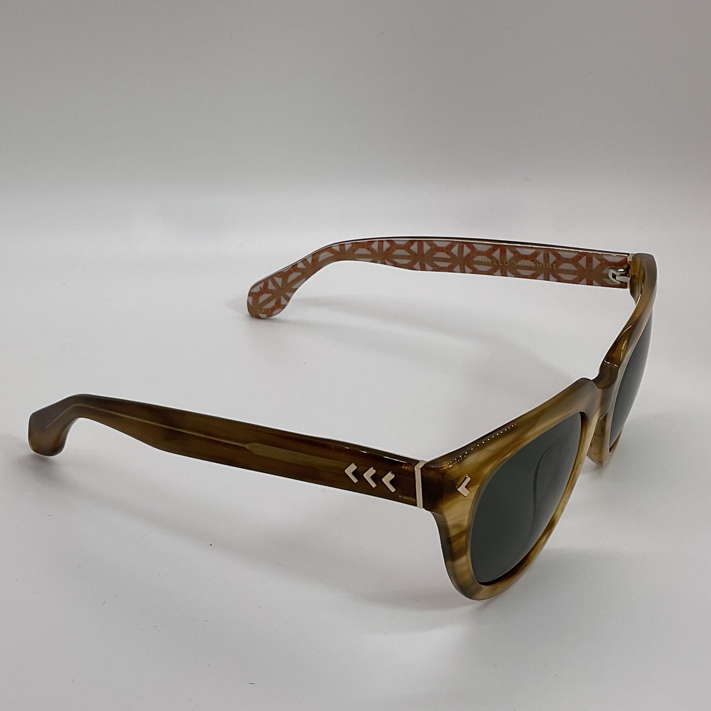 STELLA & DOT Miramar Hello Sunshine Caramel Brown Women's Sunglasses