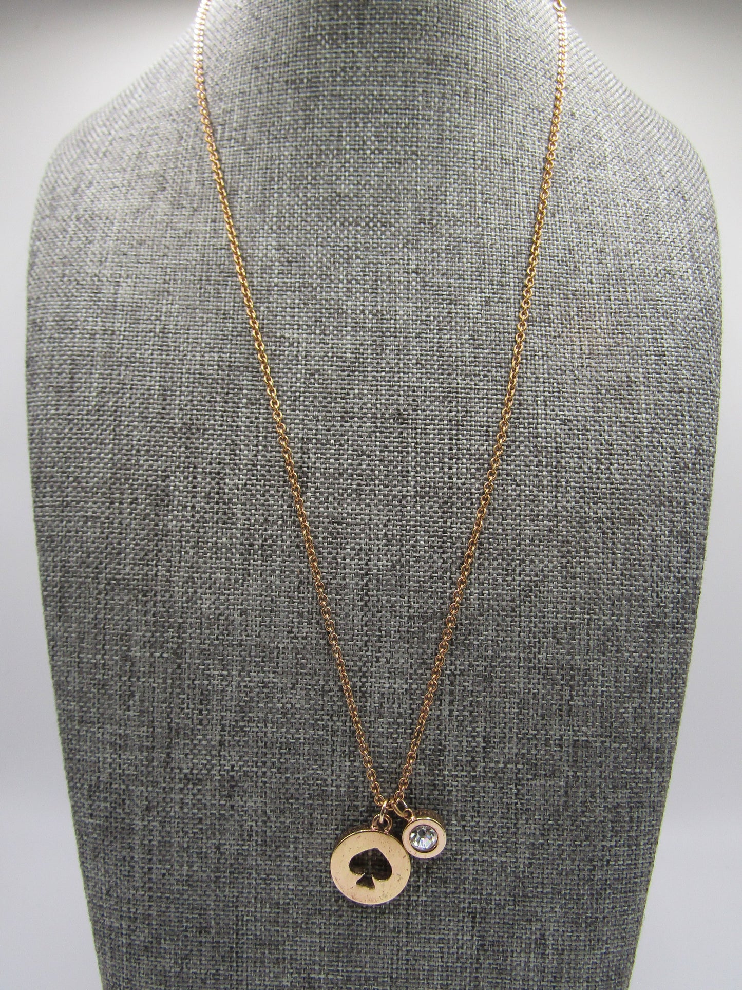 Kate Spade New York Spot the Spade Gold Plated Pendant Necklace