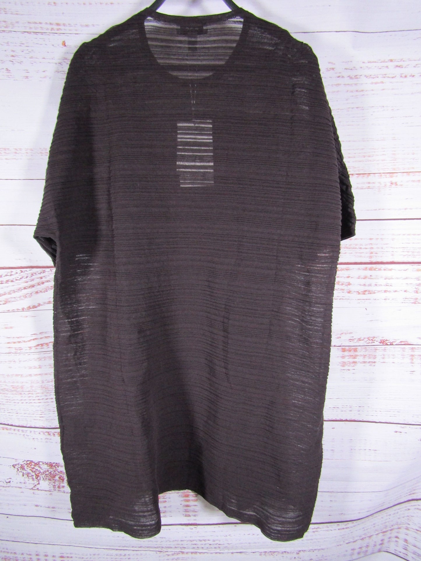 COS Women's Brown Pleated Knit Mini Dress Size M