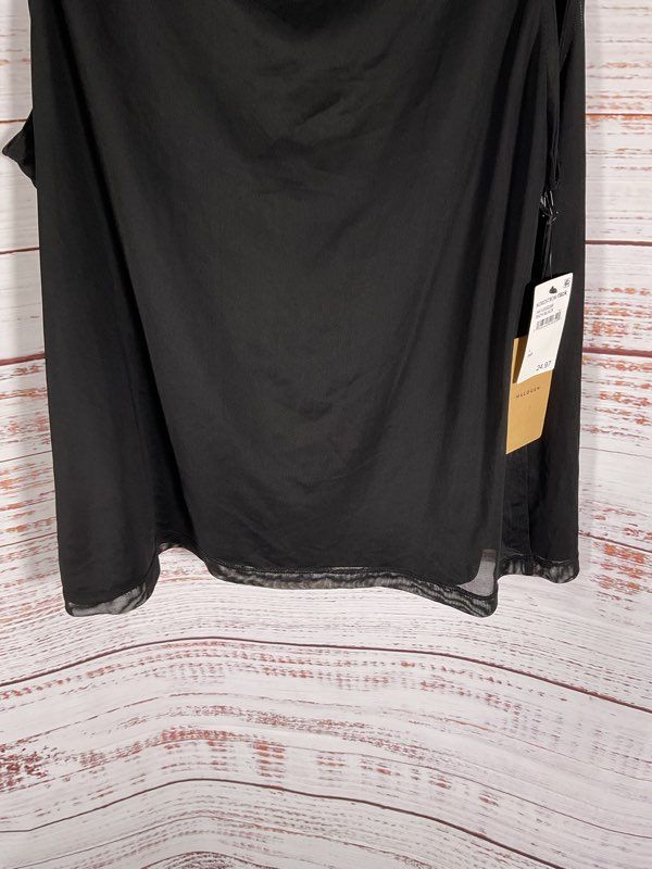 Women's NEW Halogen Black Sleeveless Blouse Size 1