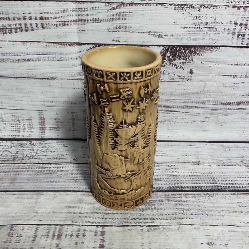 Disney Parks Star Wars Galaxy's Edge Oga's Cantina Endor Ewok Tiki Mug 1st Ed.
