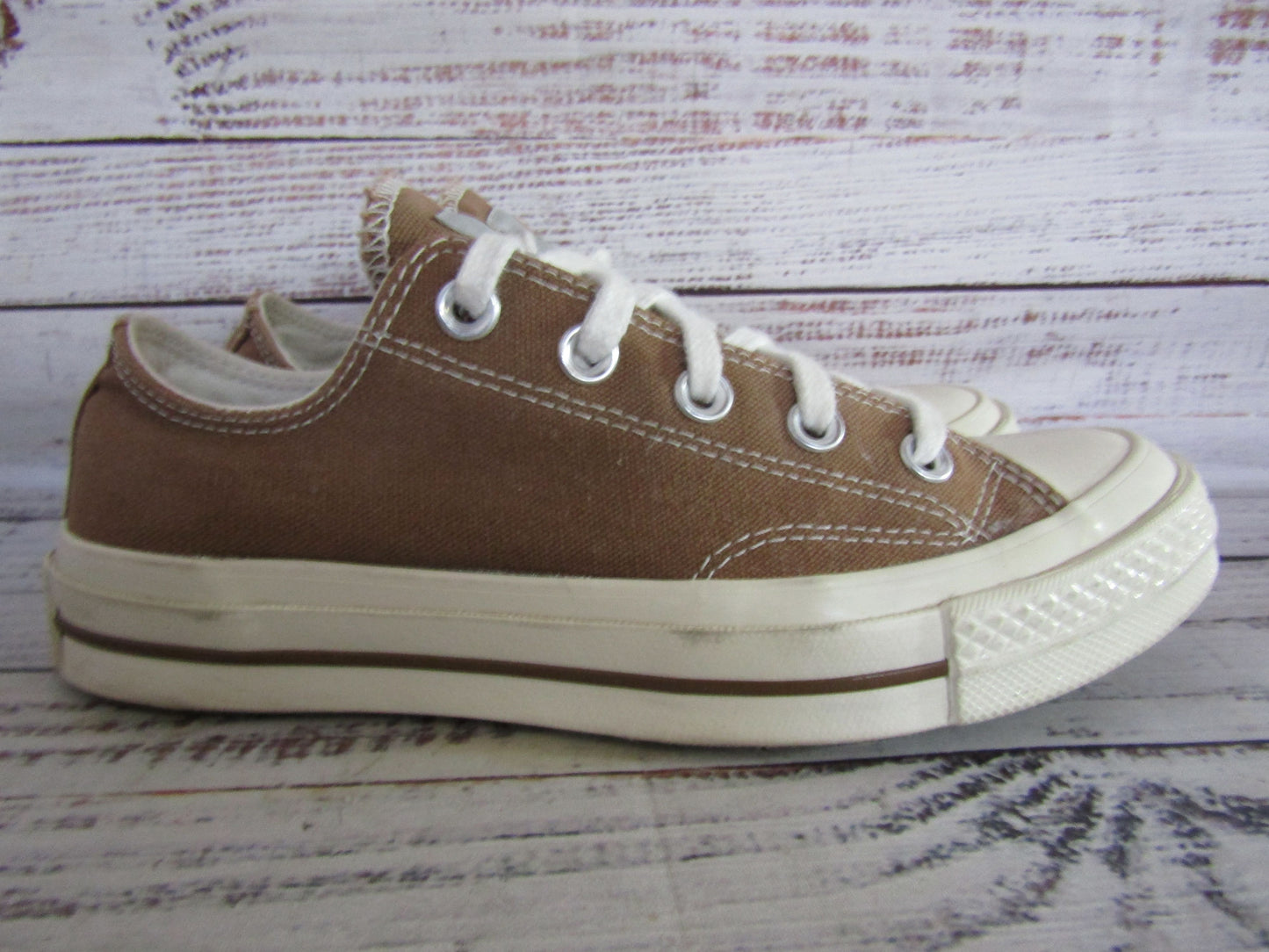 Converse x Carhartt WIP Chuck 70 Low Hamilton Brown Sneakers Size 6 165558C