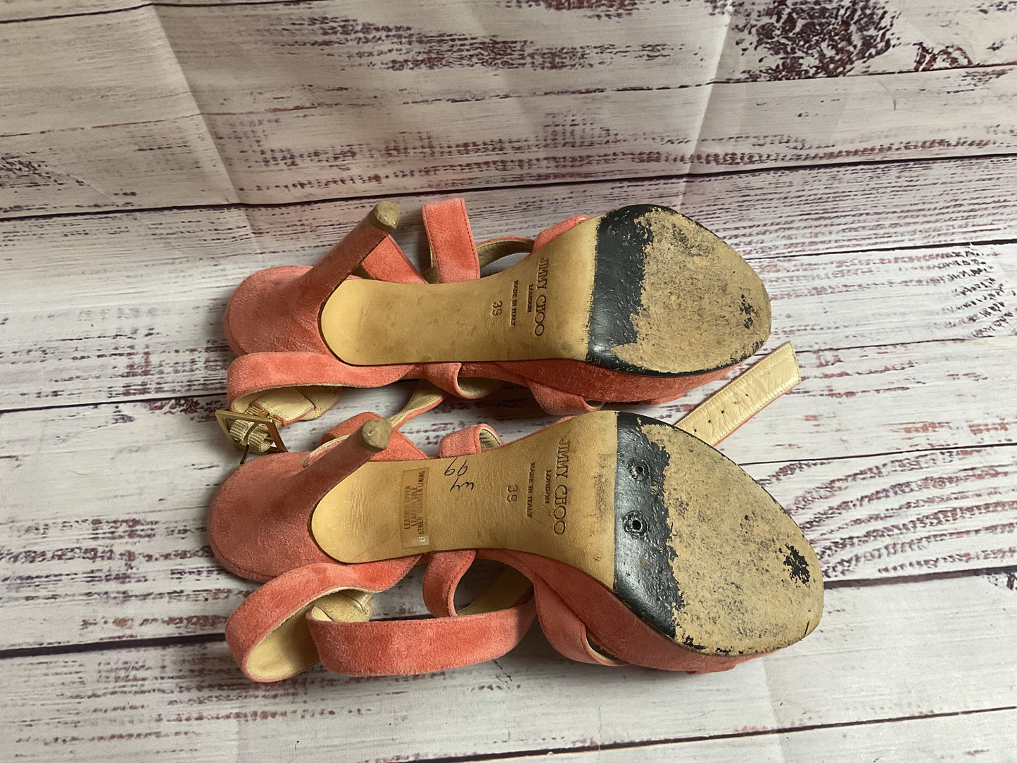 Jimmy Choo Coral Strappy Heel Women 39