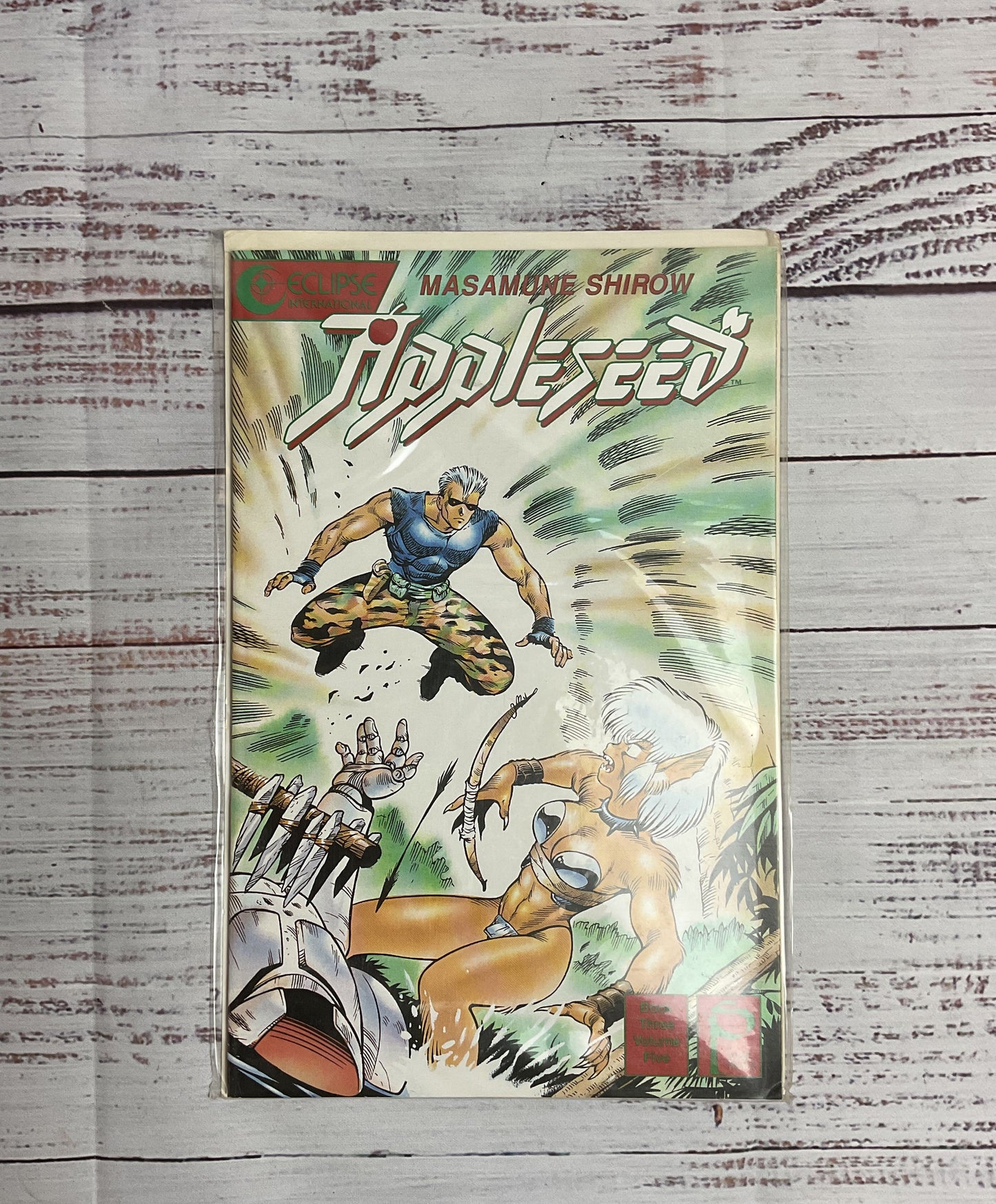 LOT 1990 Appleseed: Masamune Shiorw Eclipse International Book Three Volumes#1-5