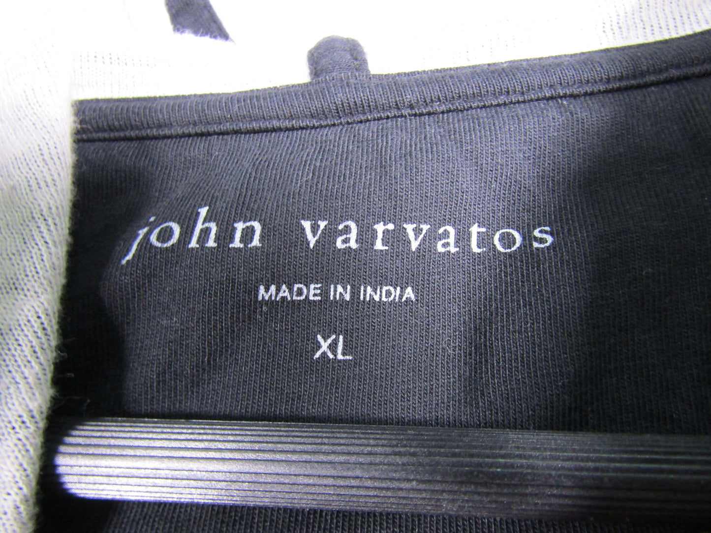 John Varvatos Providence Men's Black Cotton Blend Full Zip Sweater Size XL