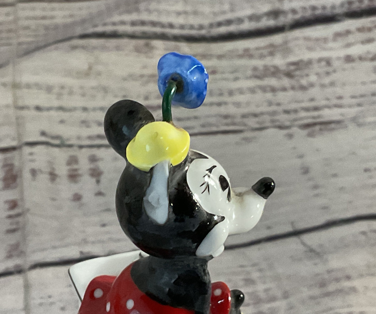Limoges Disney Artoria Minnie Mouse on Piano Trinket Box Multicolor