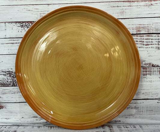 Fratelli Coli Brown Ceramic Serving Plate Made in Italy