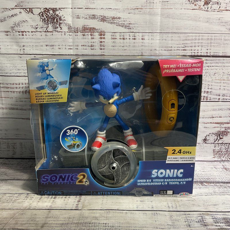 Jakks Pacific Sonic The Hedgehog 2 Speed R/c Hoverboard Toy SEALED