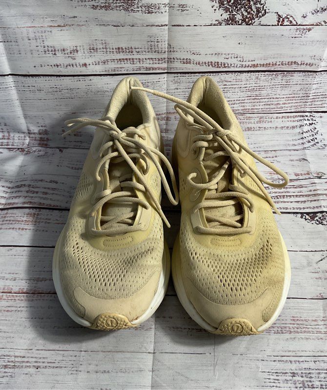 Lululemon Blissfeel Women's Running Shoes Pale Linen / White Size 8