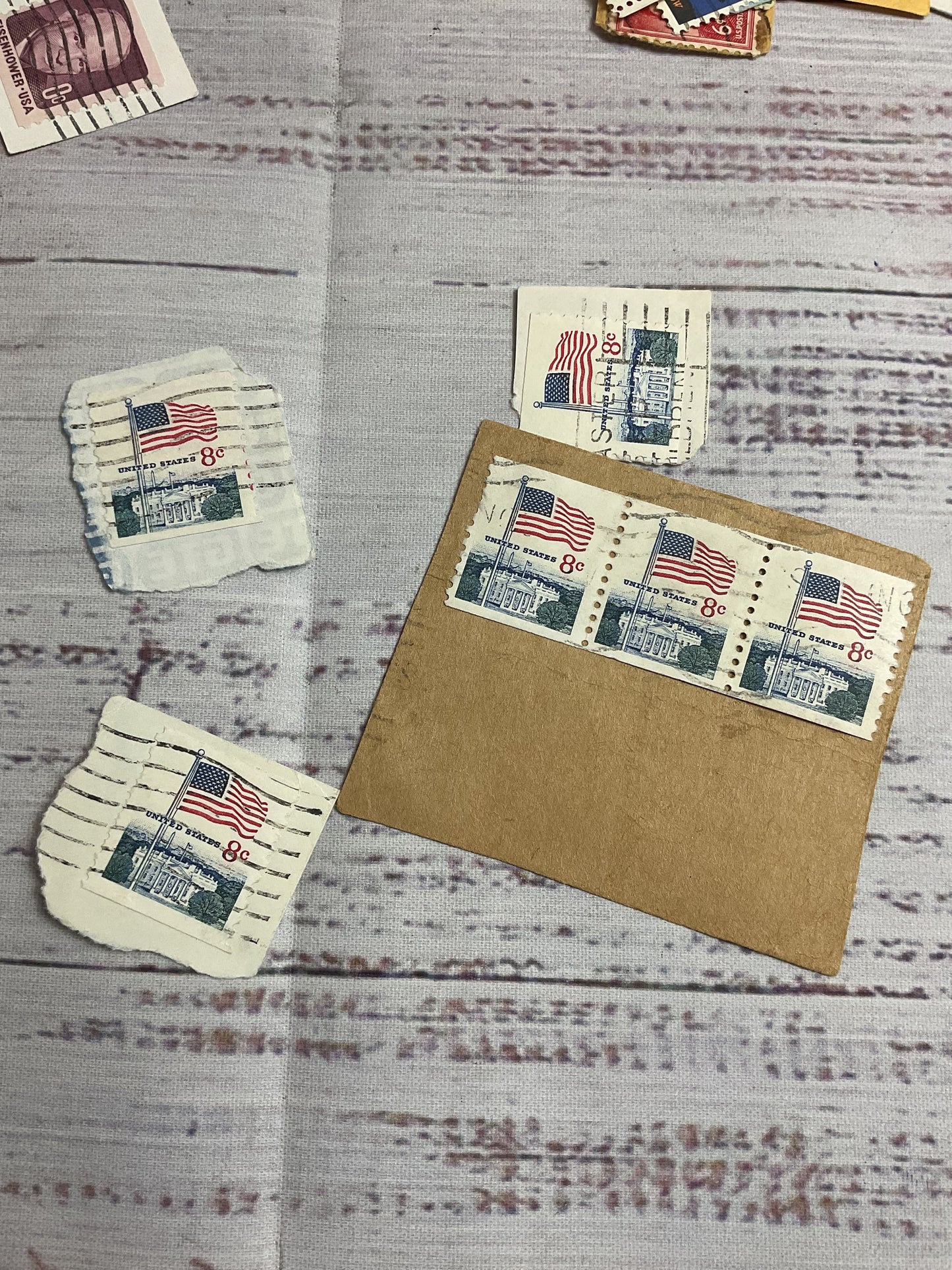 Lot Of Hundreds Of Vintage Us Stamps Presidents Icons