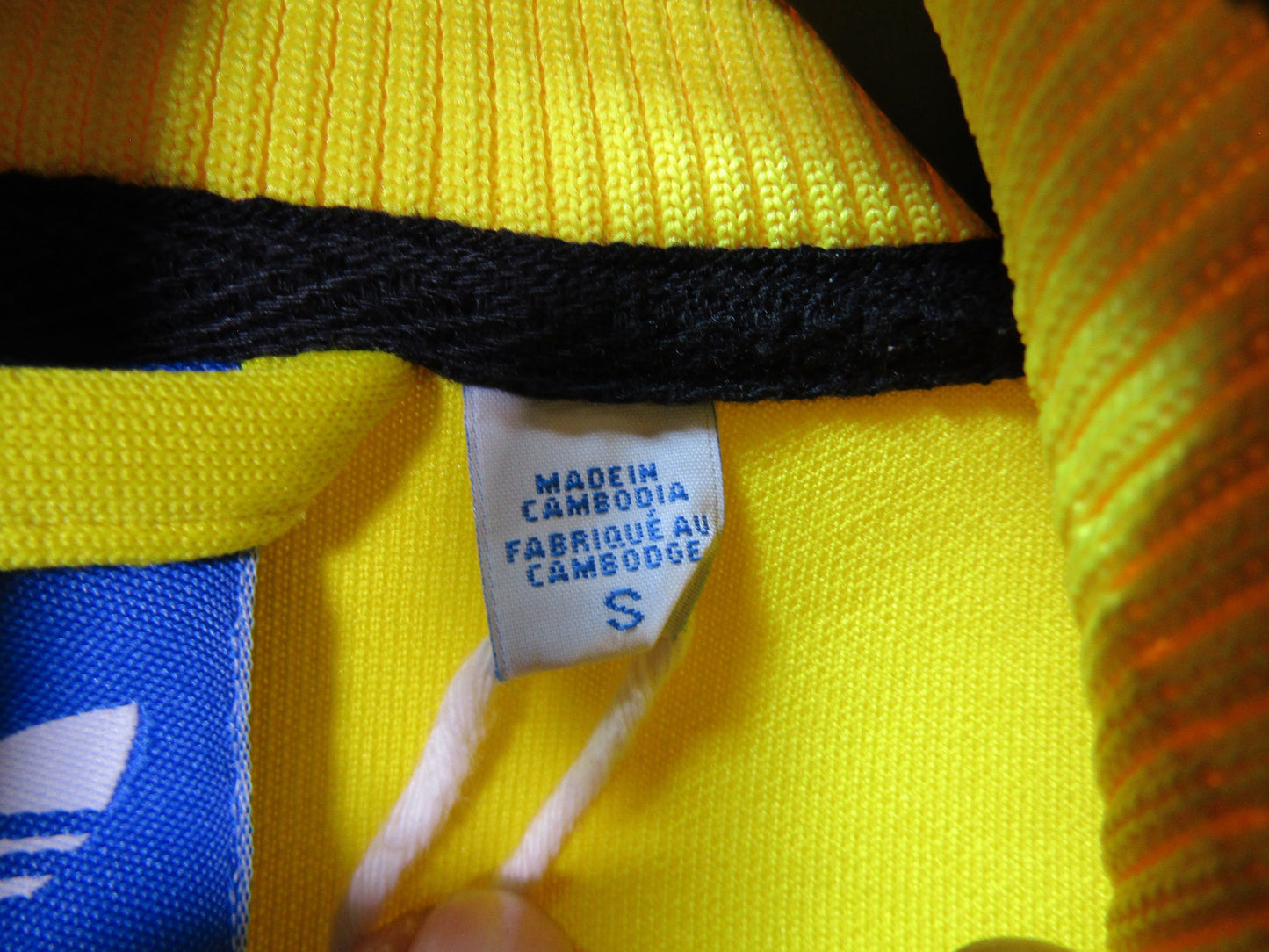 Adidas Firebird Men's Yellow & Black Full Zip Jacket Size S