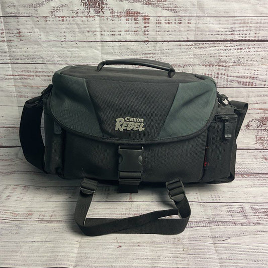 Canon Rebel Black Nylon 6 Way Camera Gadget Bag