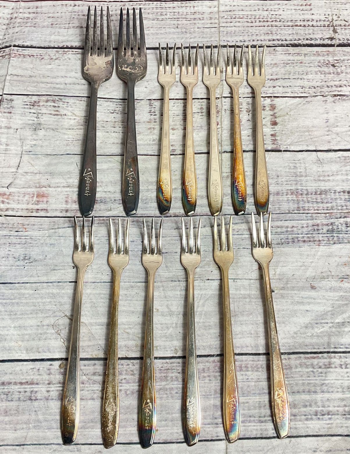 International Silver Co Vintage Stardust Las Vegas Set of 13 Flatware Silver