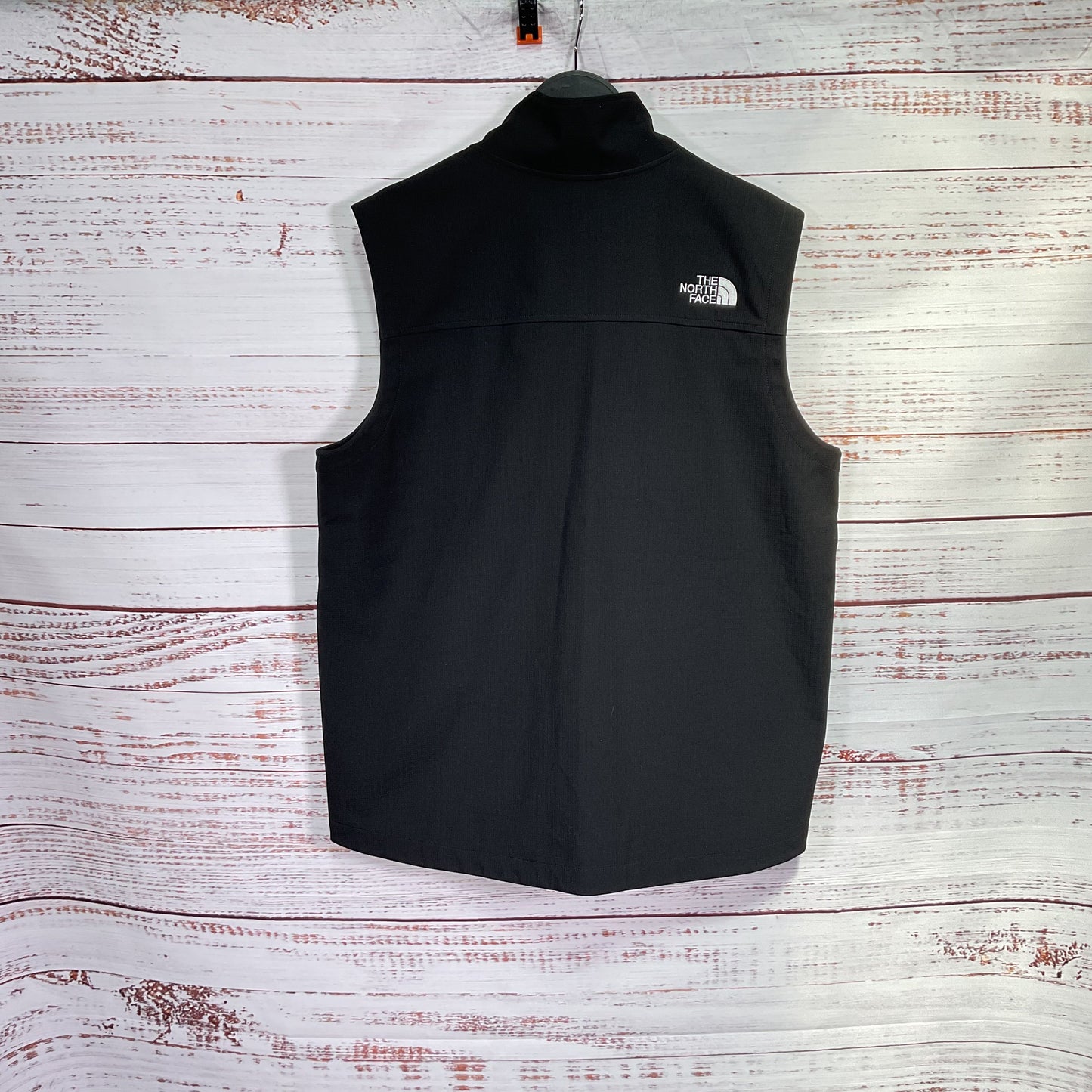 The North Face Black Castle Rock Github Logo Embroidered Polyester Vest - Size M
