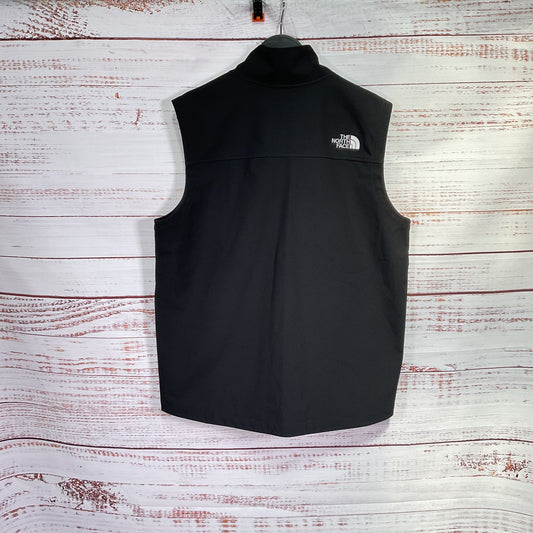 The North Face Black Castle Rock Github Logo Embroidered Polyester Vest - Size M
