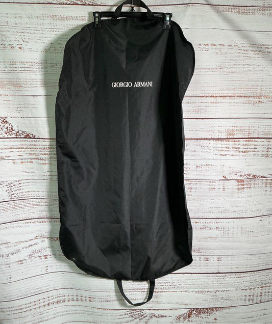 Giorgio Armani Black Nylon Double Handles Garment Bag