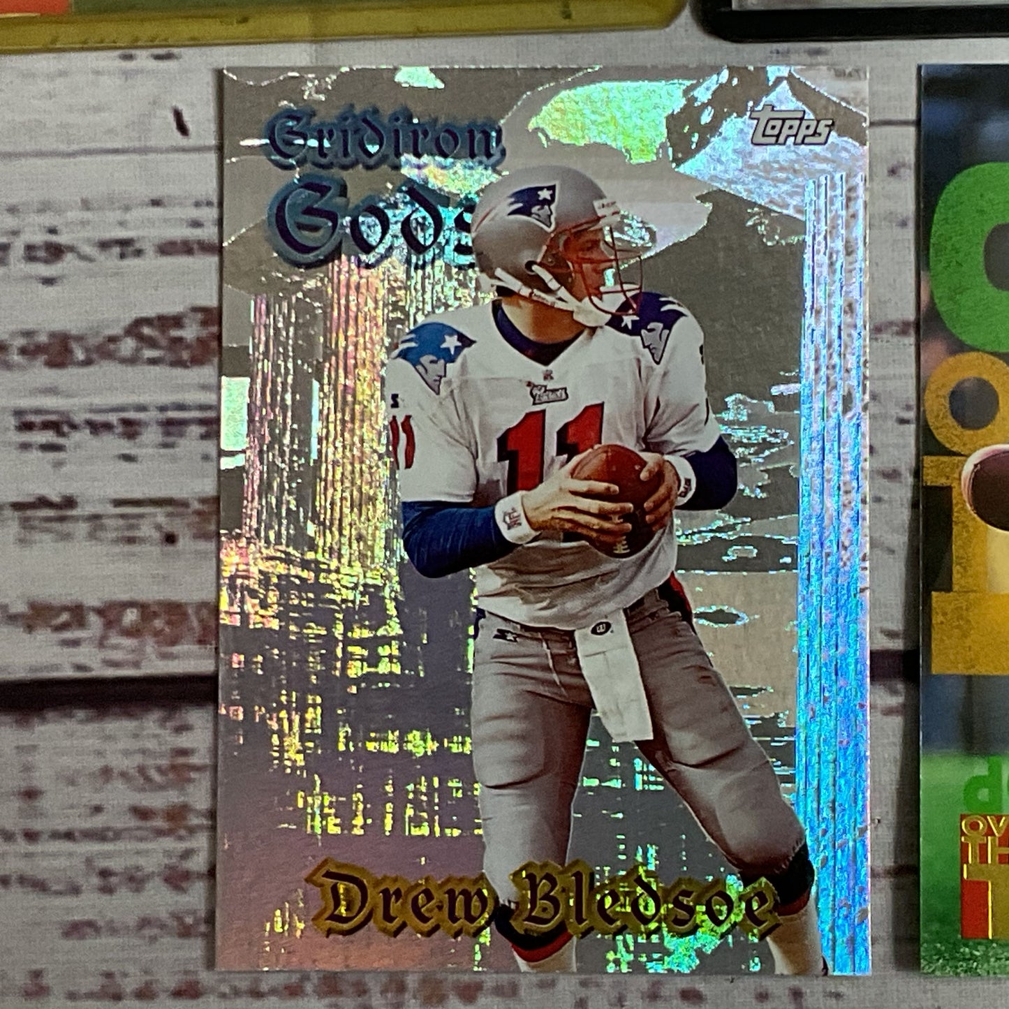 5 DREW BLEDSOE Draft, Rookie Football Cards-Fleer, Topps, Upper Deck, Skybox