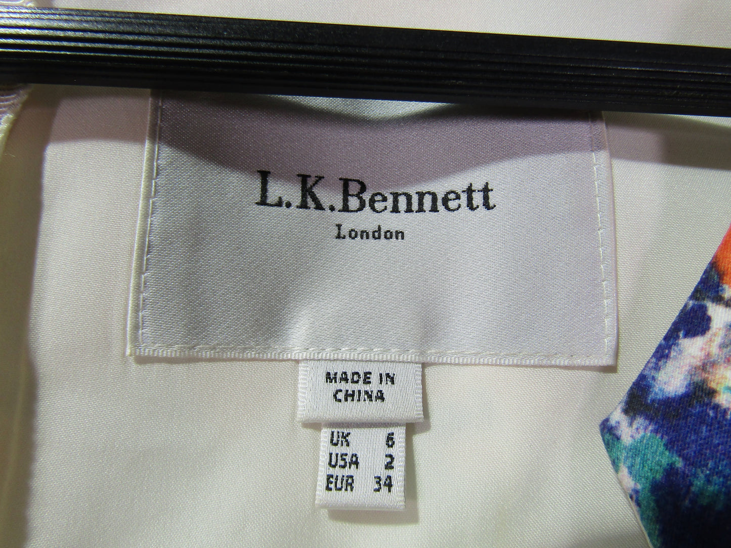 L.K. Bennett Verena Women's Multi-Color Sheath Dress Size 2