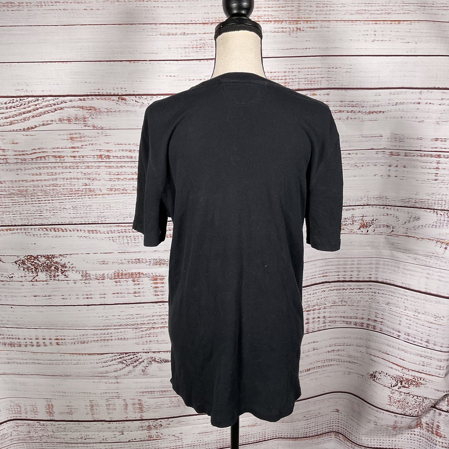 Helmut Lang Black Short Sleeve Front Pocket T-shirt - Size M