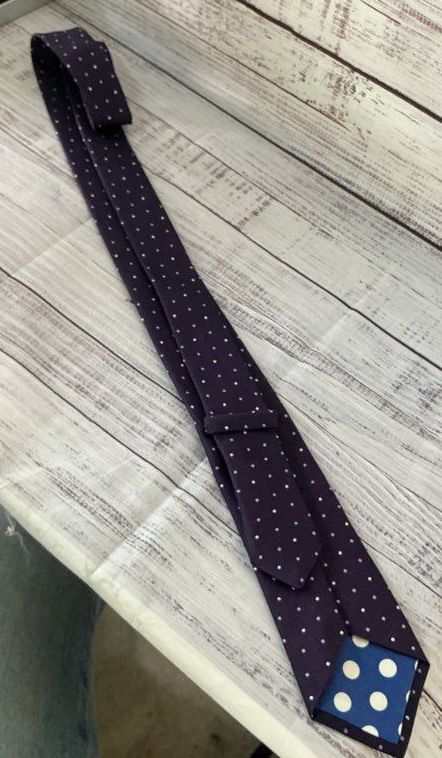 NWT Men's Paul Smith Purple Polka Dot Tie