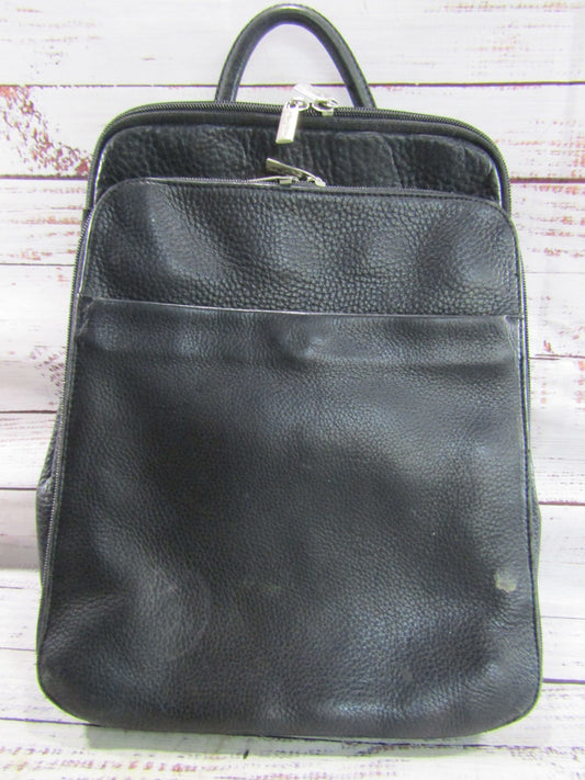 Ellington Women's Black Leather Backpack