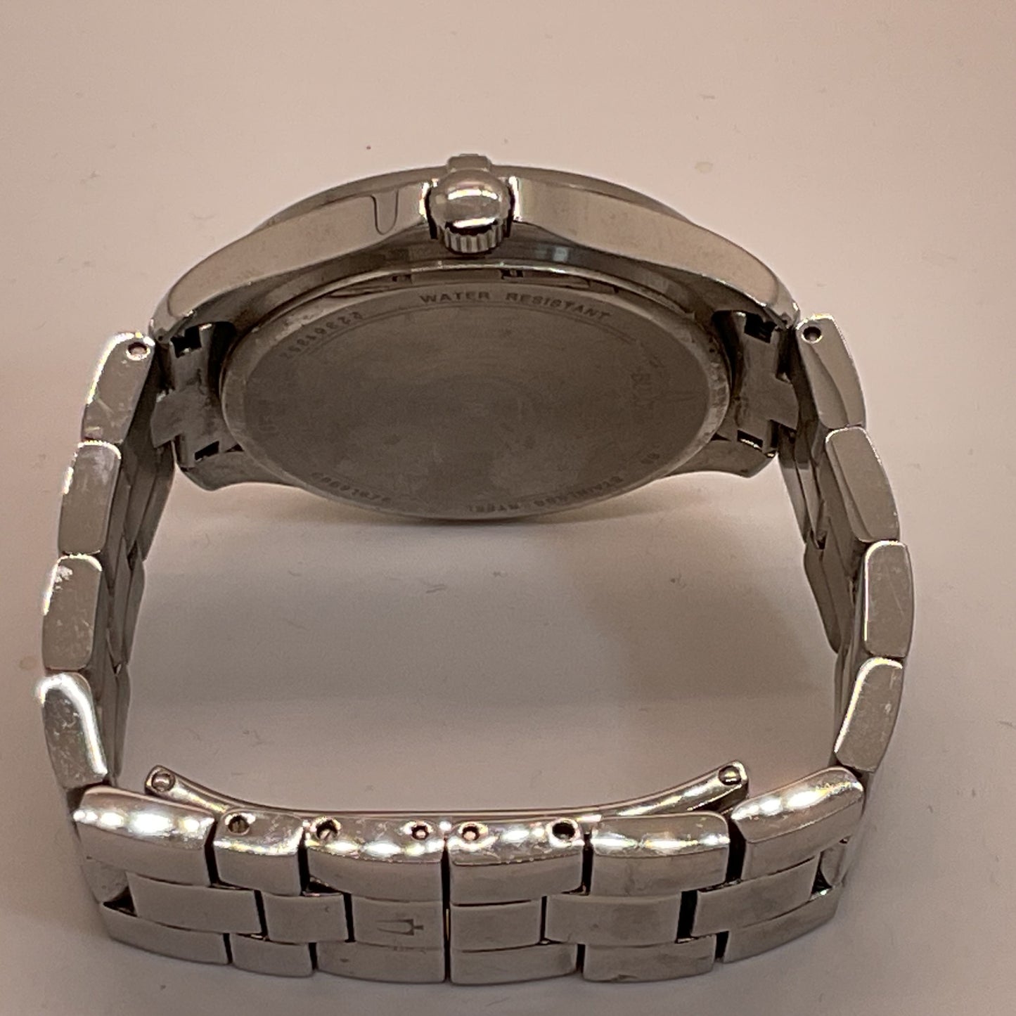 BULLOVA Crystal Accent Stainless Steel Women's Watch- 5.50"