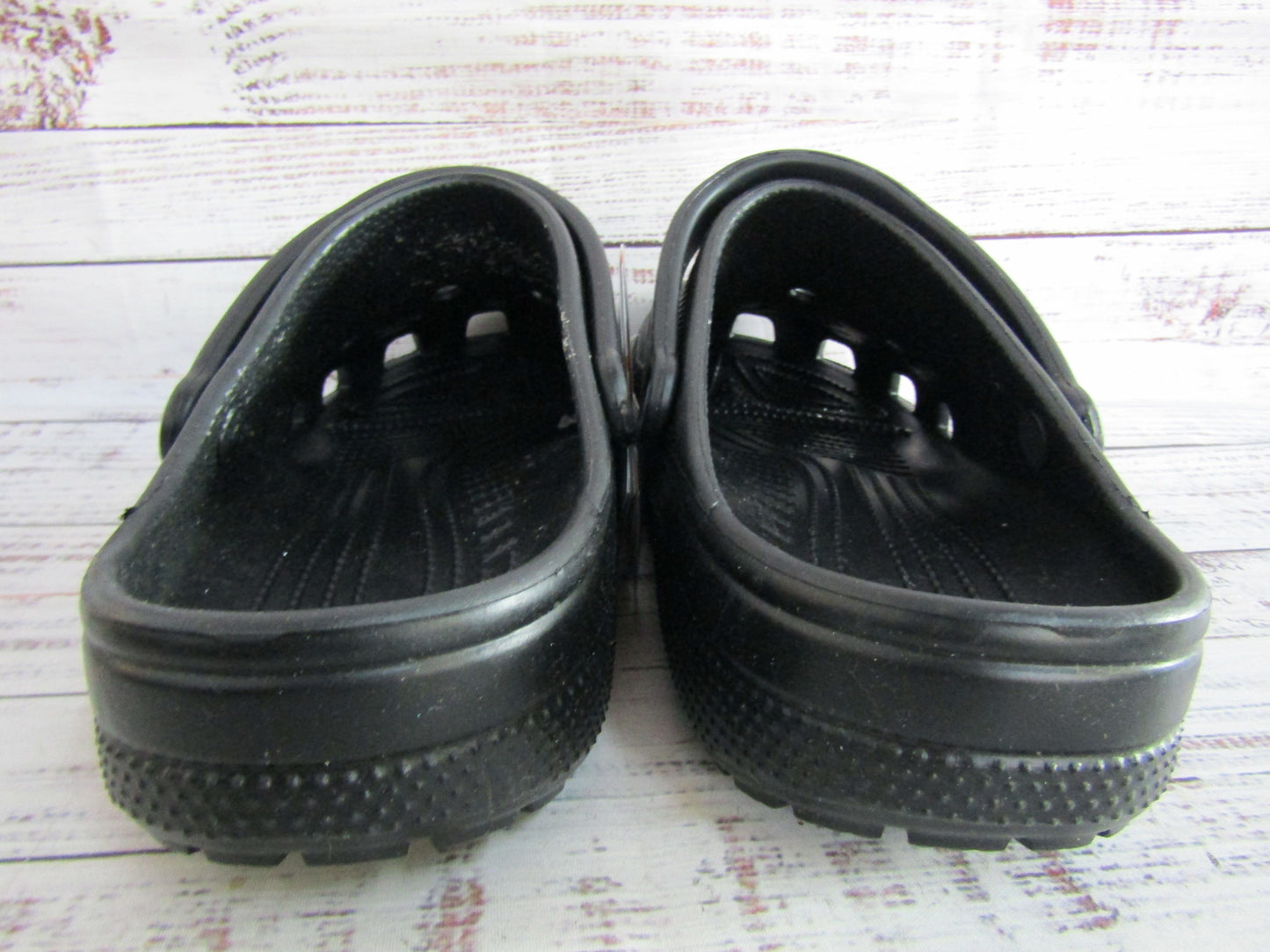 Crocs Classic Clogs Men's Black Sandals Size 13
