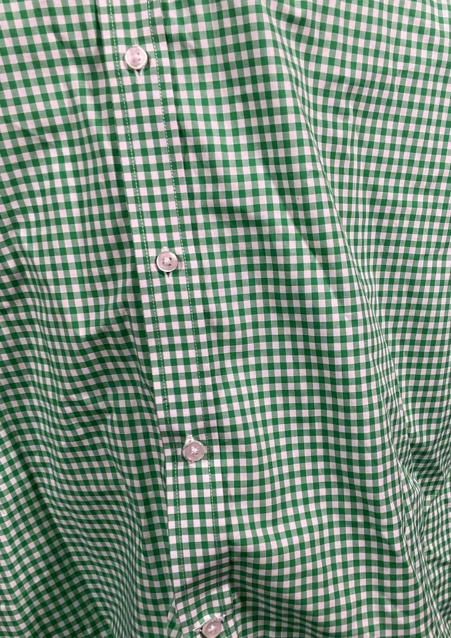 Liberty Shirt Co Gingham Long Sleeve Shirt Green