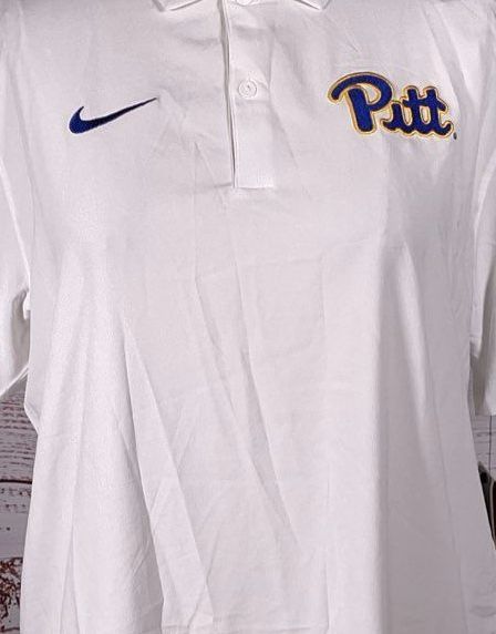 Nike Pitt Panthers Sideline Polo White M