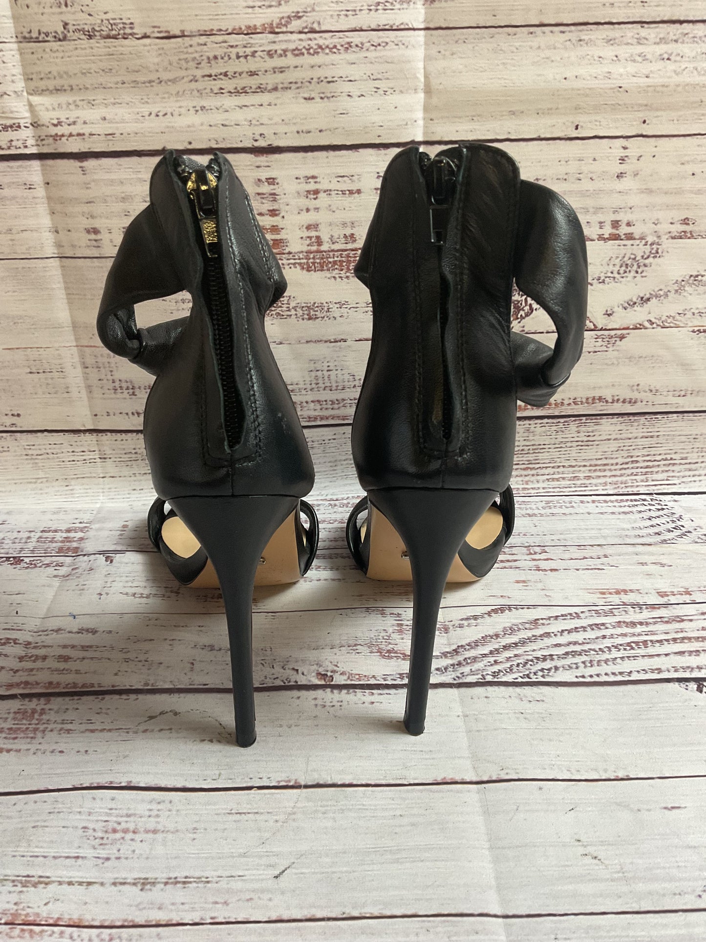 Tony Bianco Black Open Heel Women 8.5