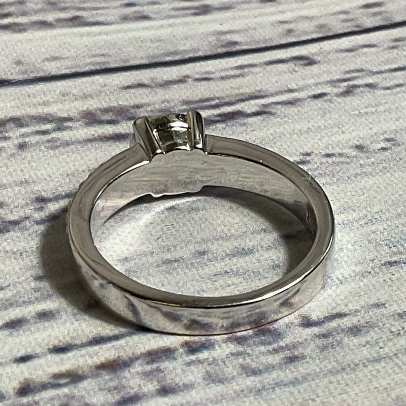 SWAROVSKI Silver Tone Crystal Ring- SZ 8