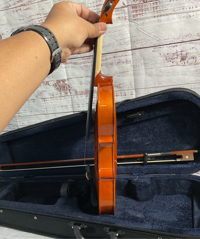 Anton Breton Ab 05 1/2 Student Violin With Case- Missing Strings