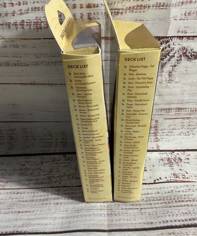 Disney Lorcana Trading Card Game 2 Decks 4 Booster Packs 1 Promo Card NEW