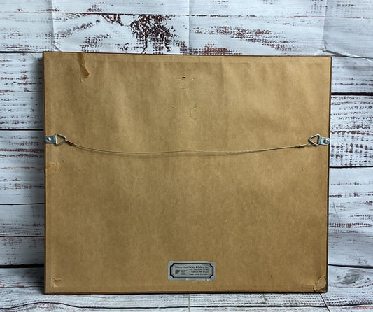 Vintage Artist's Proof Framed "Sternwheeler" Portland, Oregon Print Signed